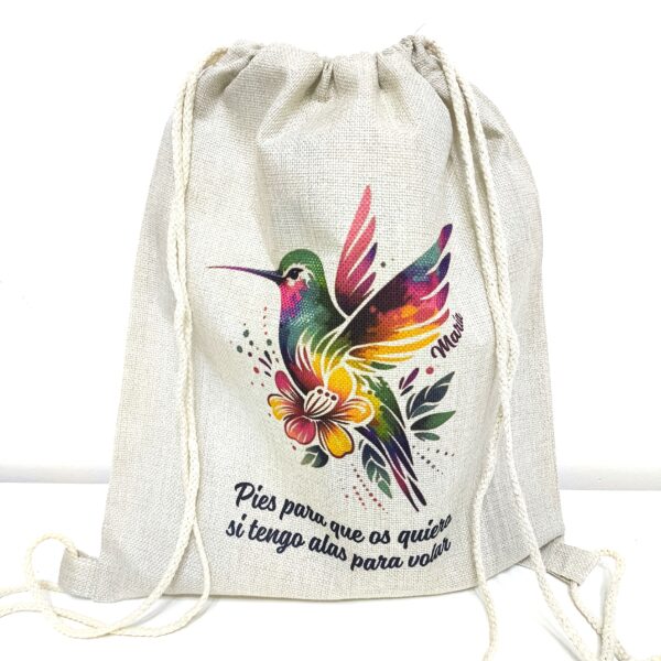MOCHILA SACO PERSONALIZADA - Imagen 4