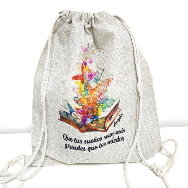 MOCHILA SACO PERSONALIZADA - Imagen 5
