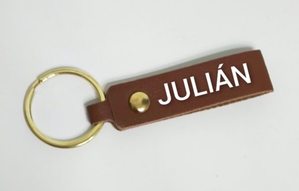 LLAVERO PERSONALIZADO SÍMIL CUERO - Imagen 4