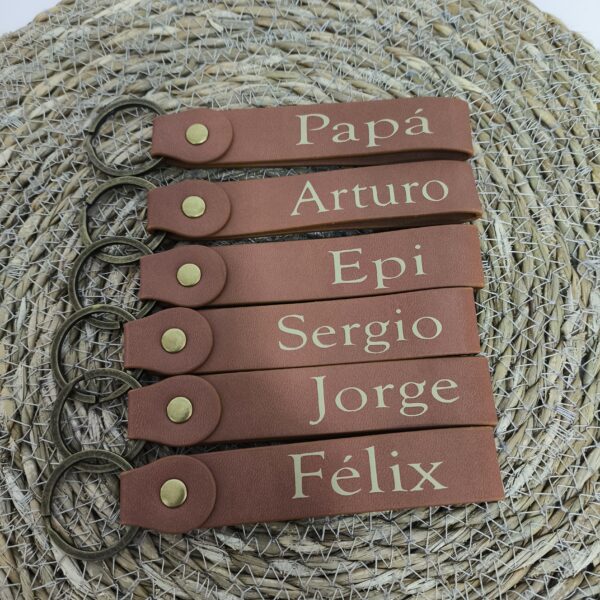 LLAVERO PERSONALIZADO SÍMIL CUERO - Imagen 5
