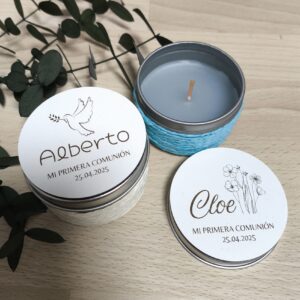 vela con imán personalizado