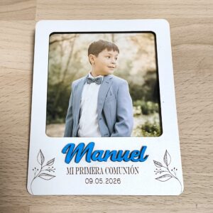 MARCO DE FOTOS RECUERDO COMUNION CON IMAN