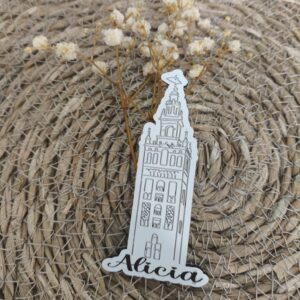 MARCASITIO DE MADERA GIRALDA CON IMÁN