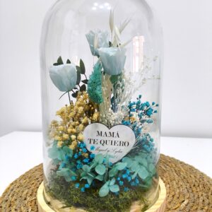 CÚPULA DE FLORES PRESERVADAS GRANDE