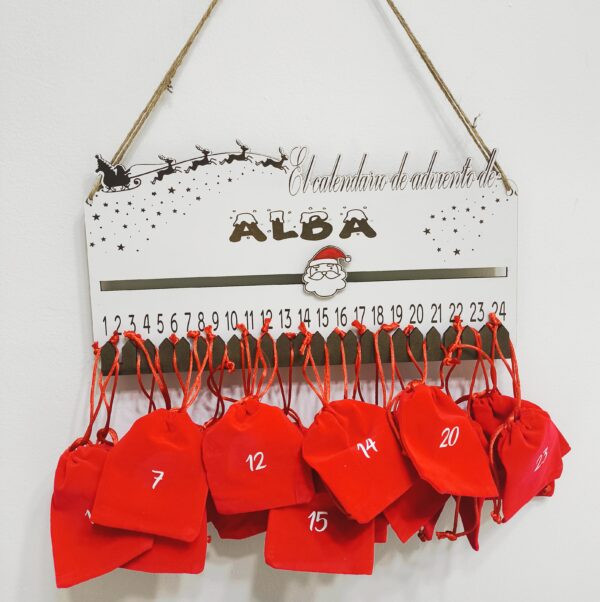 CALENDARIO DE ADVIENTO ORIGINAL PERSONALIZADO - Imagen 2