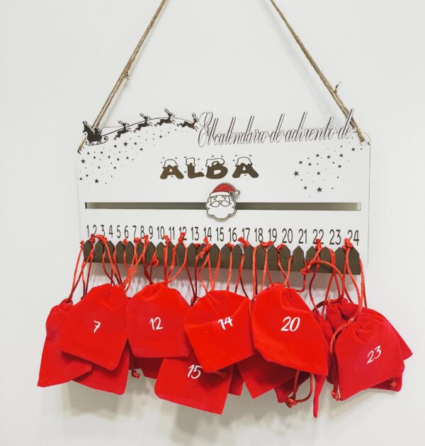 calendario de adviento papa noel