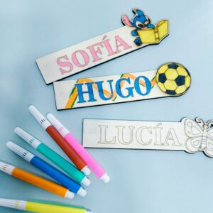 MARCAPAGINAS MADERA PERSONALIZADO