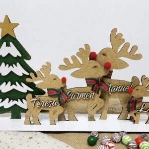 FAMILIA DE RENOS NAVIDAD
