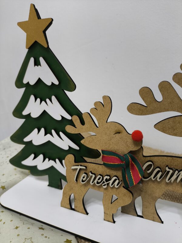 FAMILIA DE RENOS NAVIDAD - Imagen 4