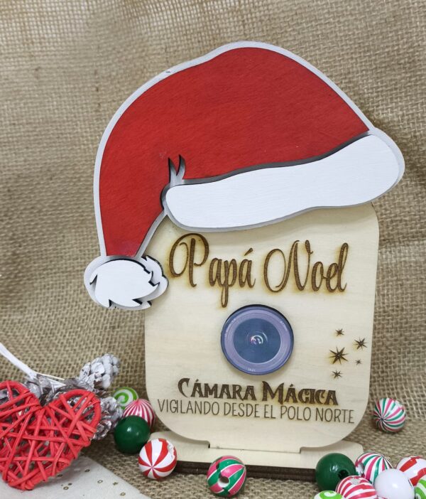 cámara mágica papá noel