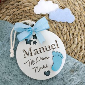 BOLA MI PRIMERA NAVIDAD PERSONALIZADA