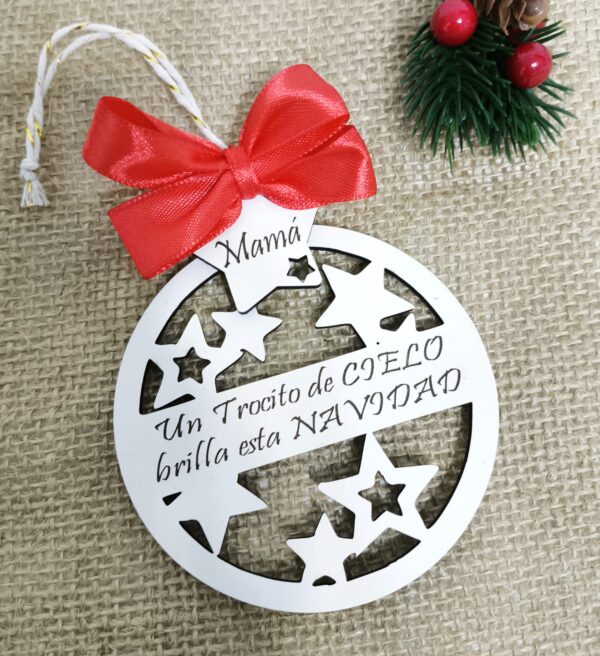 BOLA NAVIDAD UN TROCITO DE CIELO