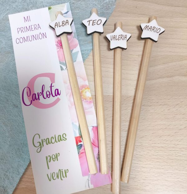 LAPIZ PERSONALIZADO ESTRELLA