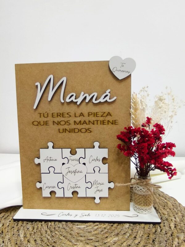 peana puzzle tu eres la pieza que nos mantiene unidos