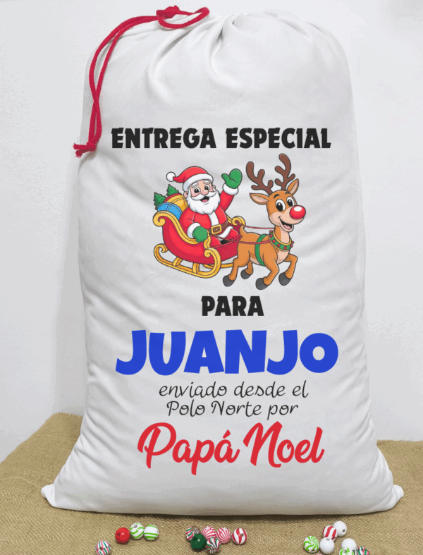 saco papá noel personalizado
