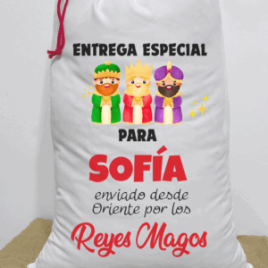 saco personalizado reyes magos