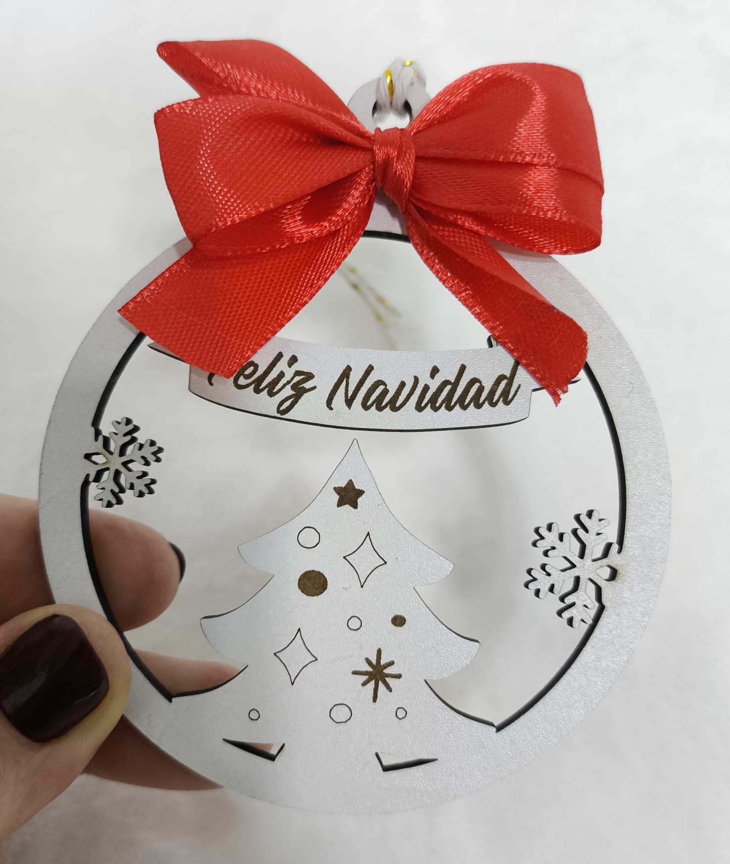 bola de navidad arbol personalizada