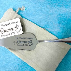 PALA TARTA COMUNION CON BOLSITA