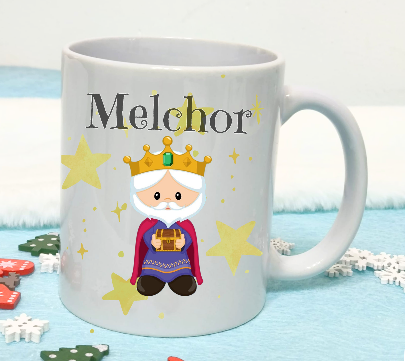 taza rey mago merchor personalizada