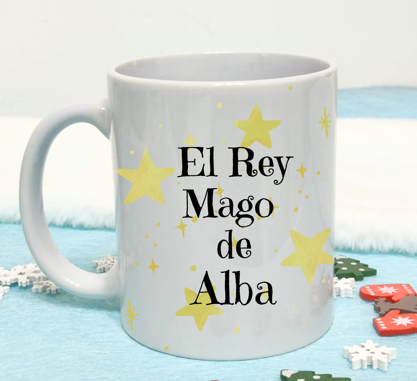 taza personalizada navidad