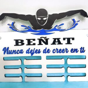 medallero personalizado natación