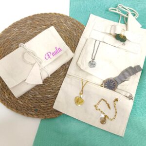 joyero de algodón personalizado